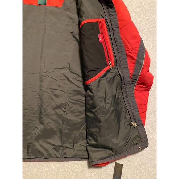 L.L. Bean Jacket Womens Medium Red Black 100% Nylon Long Sleeve Outdoor Full-Zip - Picture 8 of 16